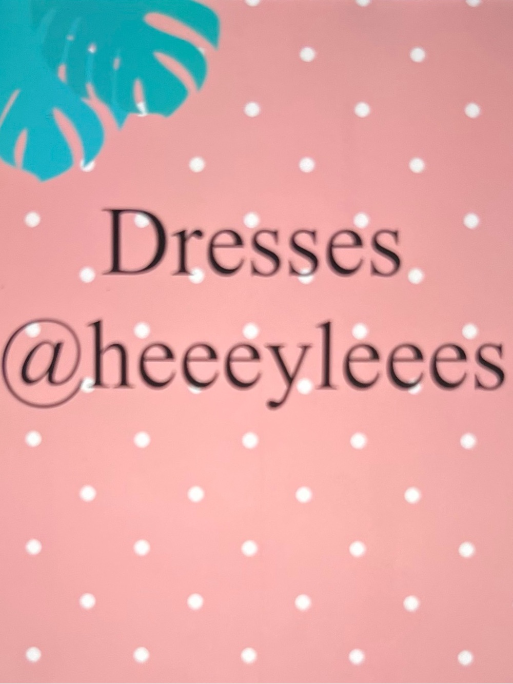 Dresses and others ..